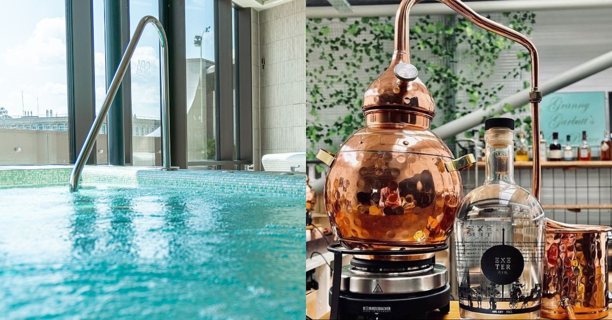 The Spa at St Sidwell's Point and Exeter Gin